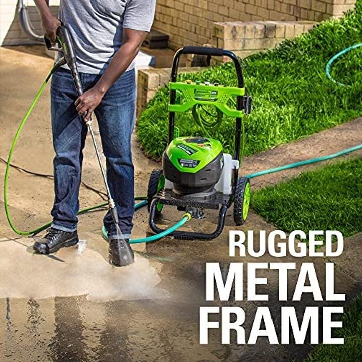 Greenworks GPW2200 2200 PSI 2.3 GPM Electric Pressure Washer - Image 3