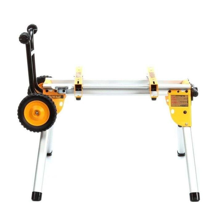 DEWALT 33 lbs. Heavy Duty Rolling Table Saw Stand with Quick-Connect Stand Brackets with 200lbs. Capacity - Image 3