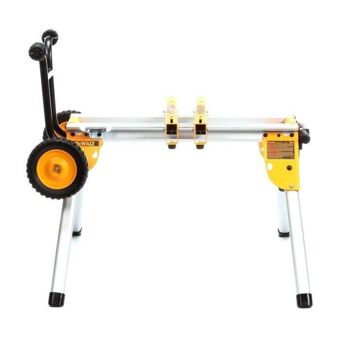 DEWALT 33 lbs. Heavy Duty Rolling Table Saw Stand with Quick-Connect Stand Brackets with 200lbs. Capacity - Image 4