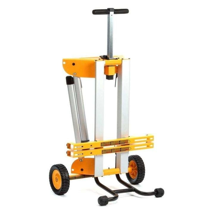 DEWALT 33 lbs. Heavy Duty Rolling Table Saw Stand with Quick-Connect Stand Brackets with 200lbs. Capacity - Image 6
