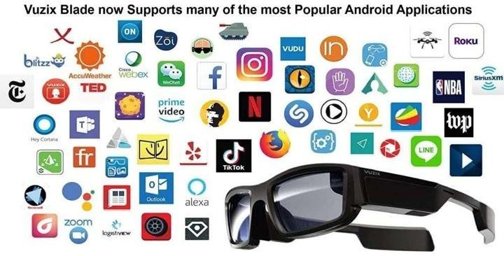 Blade AR Smart Glasses, with Amazon Alexa Built-in, HD Camera and Voice-Controls - Image 5