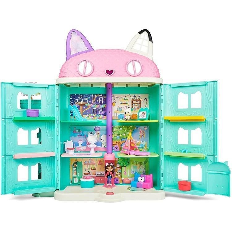 Gabby’s Dollhouse, Purrfect Dollhouse with 15 Pieces Including Toy Figures, Furniture, Accessories and Sounds, Kids Toys for Ages 3 and up (Multicolor) (New-Multicolor)