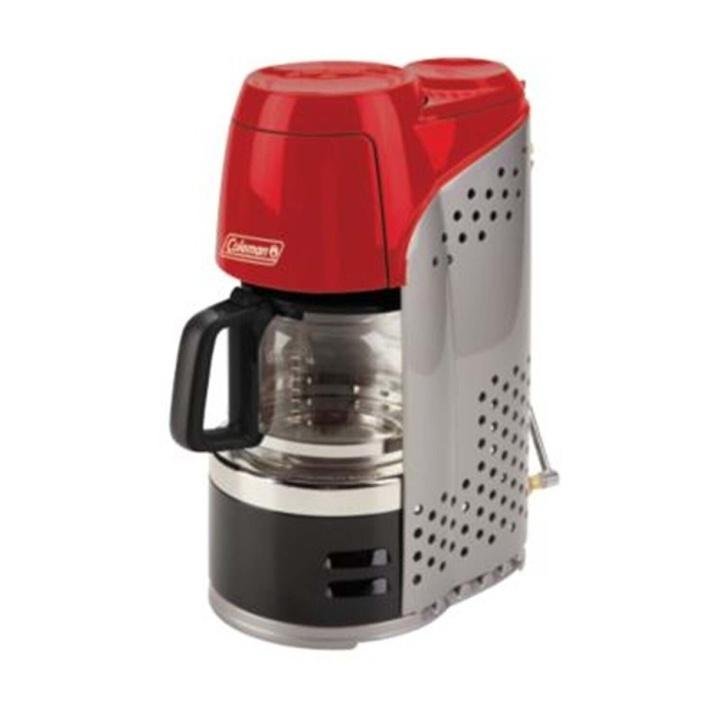Coleman QuikPot Portable Propane Coffee Maker, Red