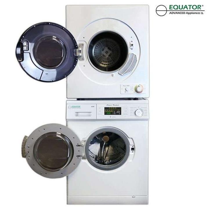 Equator Space-saving Stackable Washer and Dryer set with Quiet, Winterize, Auto-Dry Features - Image 3