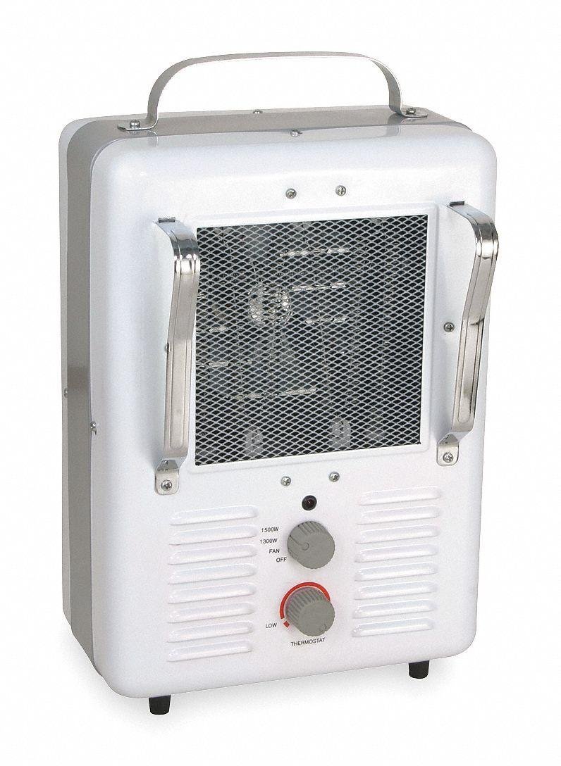 DAYTON Port. Elec. Heater,1500 W,5118 BtuH 3VU33