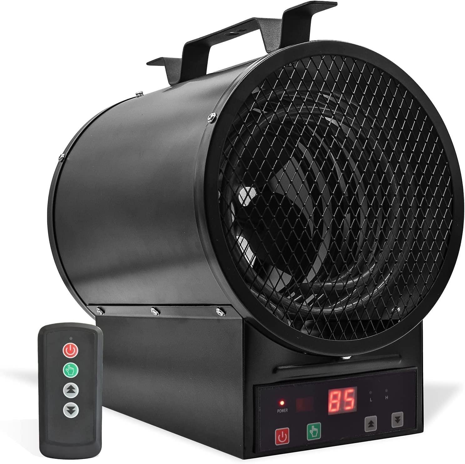 AKUSAKO Electric Garage Heater - Workspace Forced Air Heater, 240V Wall Mountable Portable Space Heater with Thermostat for Workshop, Warehouse