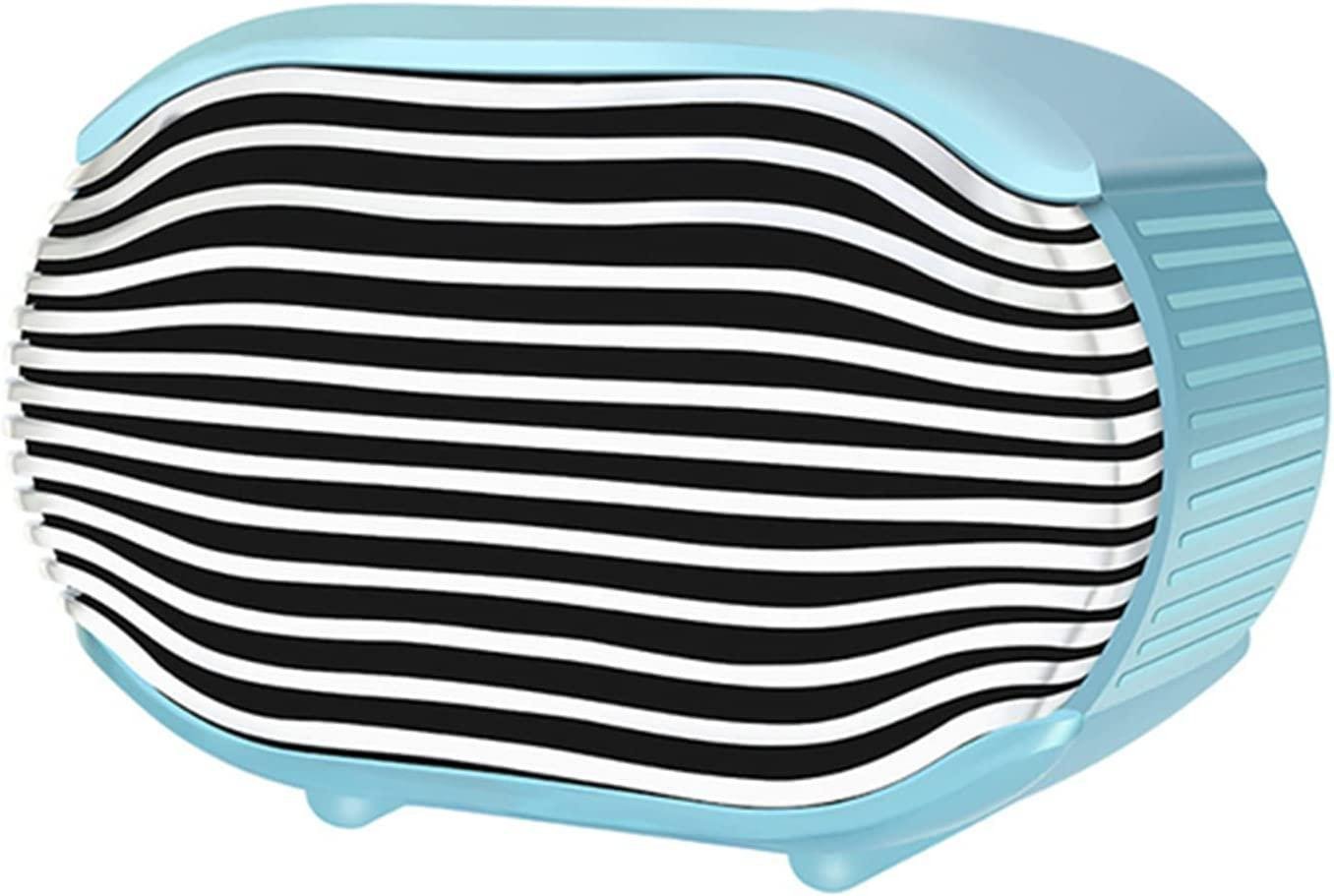 CJGKDJS 800W Desktop Desktop Mini Heater for Household Use Small Heater for Office Dormitory Heater Heater for Three Seconds(Color:Pink) (Blue)