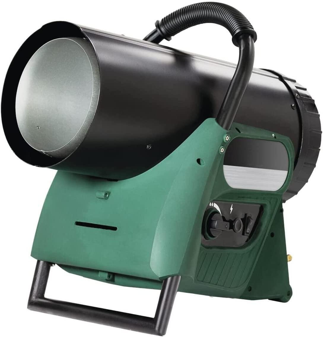 20-Volt Cordless Portable Forced Air Propane Heater 60,000 BTU - Battery excluded