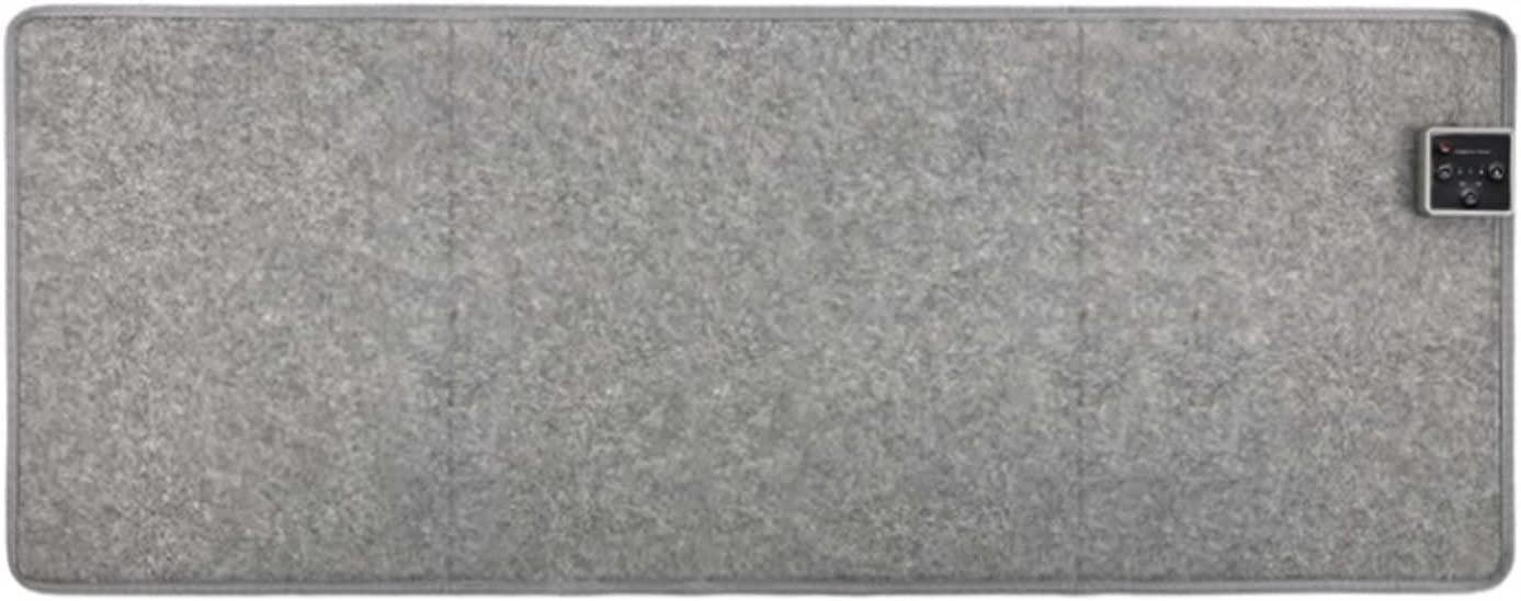 CJGKDJS Portable Space Heater,Electric Foot Warmer with Blanket,Under Desk Foot Legs Warmer,60℃ Constant Temperature,for Home,Office. (A)