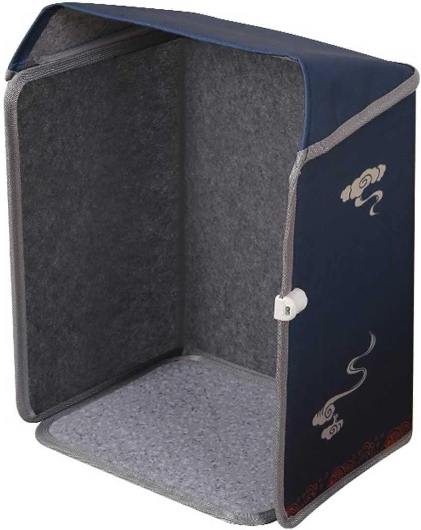 CJGKDJS Portable Electric Space Heater with Timer,Foldable Warmer for Legs,Ankles,Feet,Quiet-Heating,for Office/Under Desk/Home/Kitchen. (E with Foot Pads)