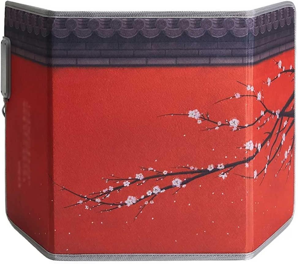 CJGKDJS Folding Space Heaters,Electric Foot Warmer Under Desk,3-Sided Heating,45° Dumping Power Off,40x30x50cm,for Home,Office,Bedroom. (I)