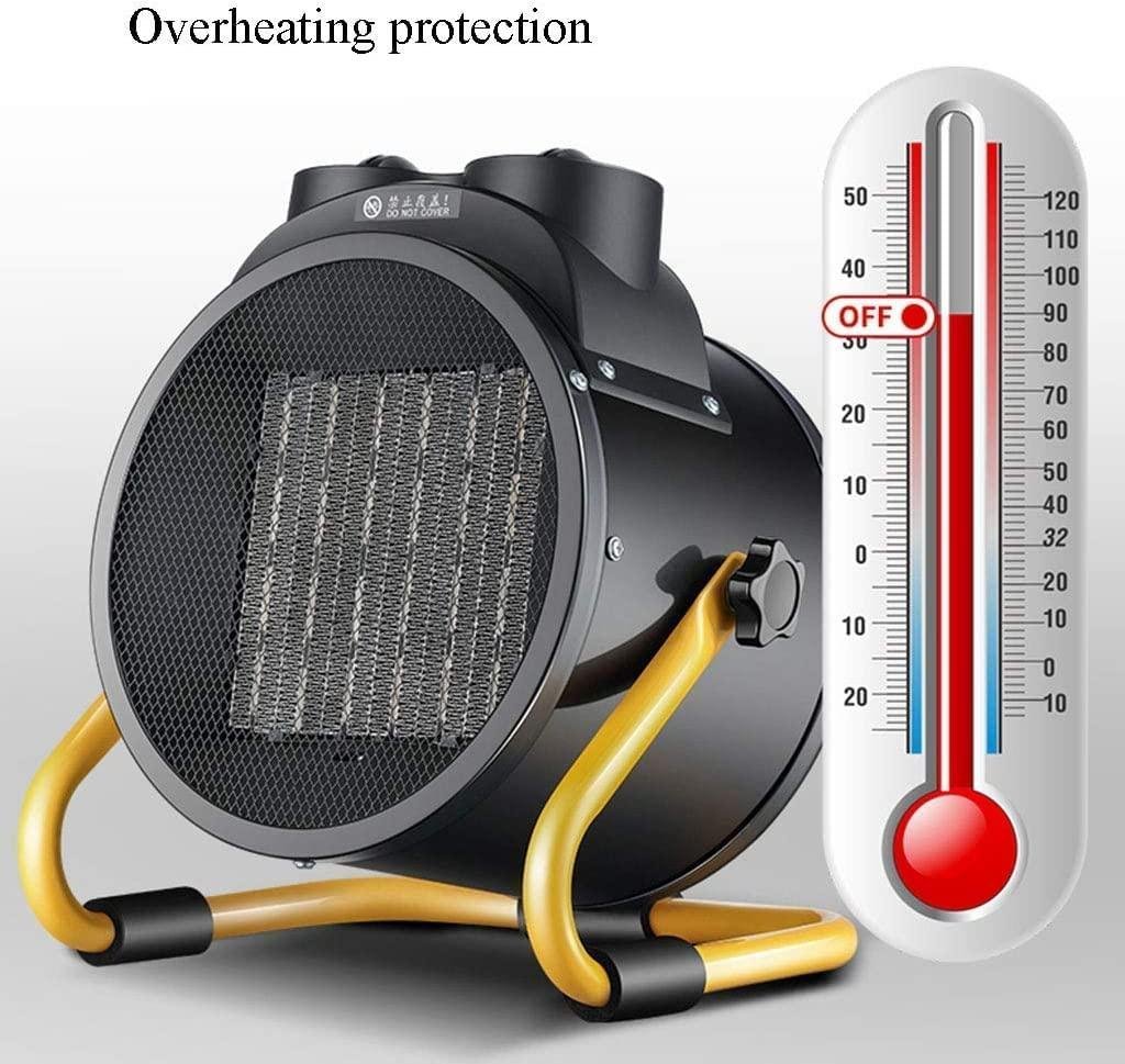 NICEYY Electric Heater for Garage Space Heater Fan Combo for All Year Round Fast Heating Home/Bath Dual Use Temperature Overheat Protection 3000W Portable Heater - Image 4