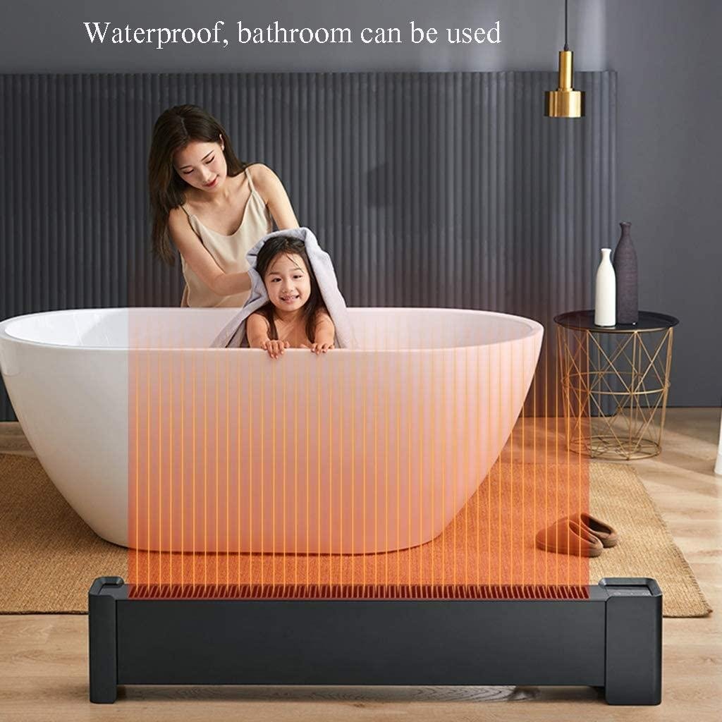 NICEYY 2200W Heater Baseboard Heater Intelligent Temperature Control Automatic Power-Off Protection Remote Control Thermal Curtain Effect Heating Area 30㎡ - Image 4