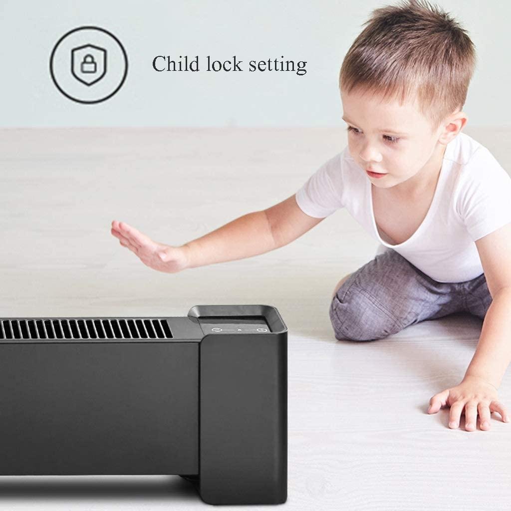 NICEYY 2200W Heater Baseboard Heater Intelligent Temperature Control Automatic Power-Off Protection Remote Control Thermal Curtain Effect Heating Area 30㎡ - Image 5