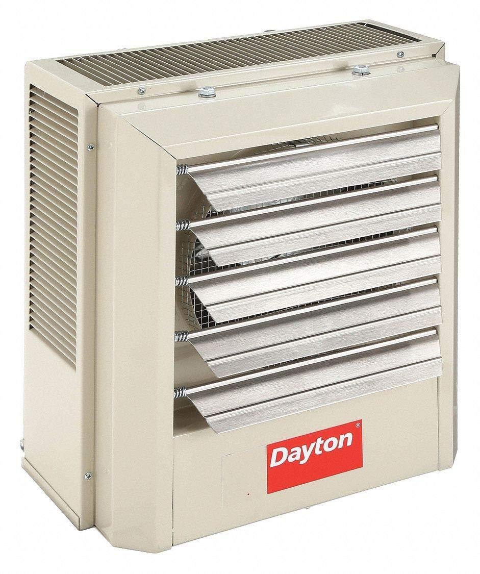 Dayton Sspnd Elct Wl/Ceil Heatr,16" H,480V,3Ph
