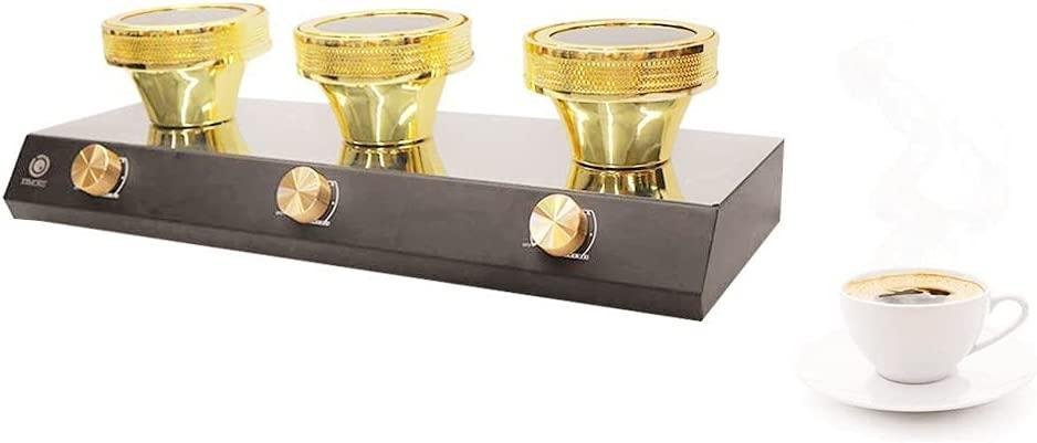 YUCHENGTECH Halogen Beam Heater Burner Halogen Burner Siphon Coffee Burner Heater Three Heaters for Syphon Coffee Maker (110V, 3 Heaters)