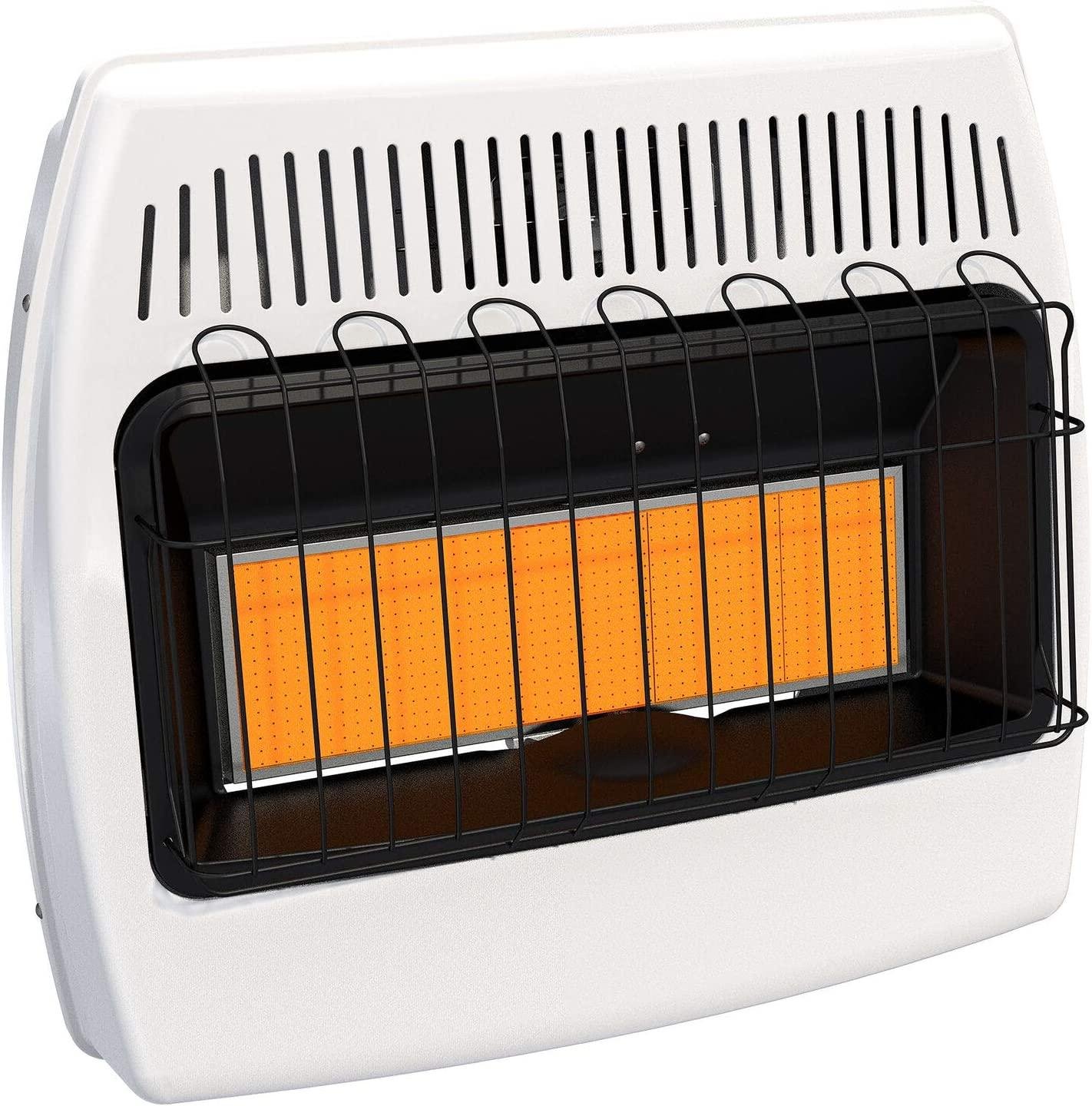 30,000 Btu Liquid Propane Vent  Infrared Wall Heater - IR30PMDG-1 | CandyCane3