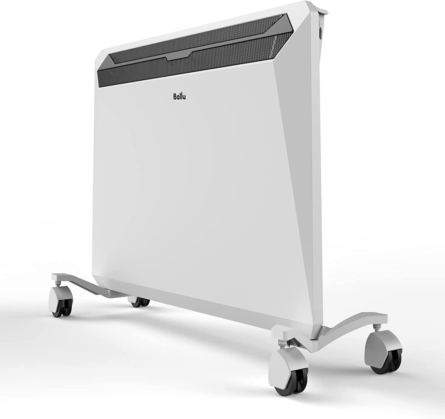 Ballu Convection Space Heaters for Indoor Use Large Room，1500W Whole Room Quiet heating with Auto Thermostat，24h Timer，Standing/Wall mount，Energy Efficient Electric Panel Heater for Bedroom，Bathroom