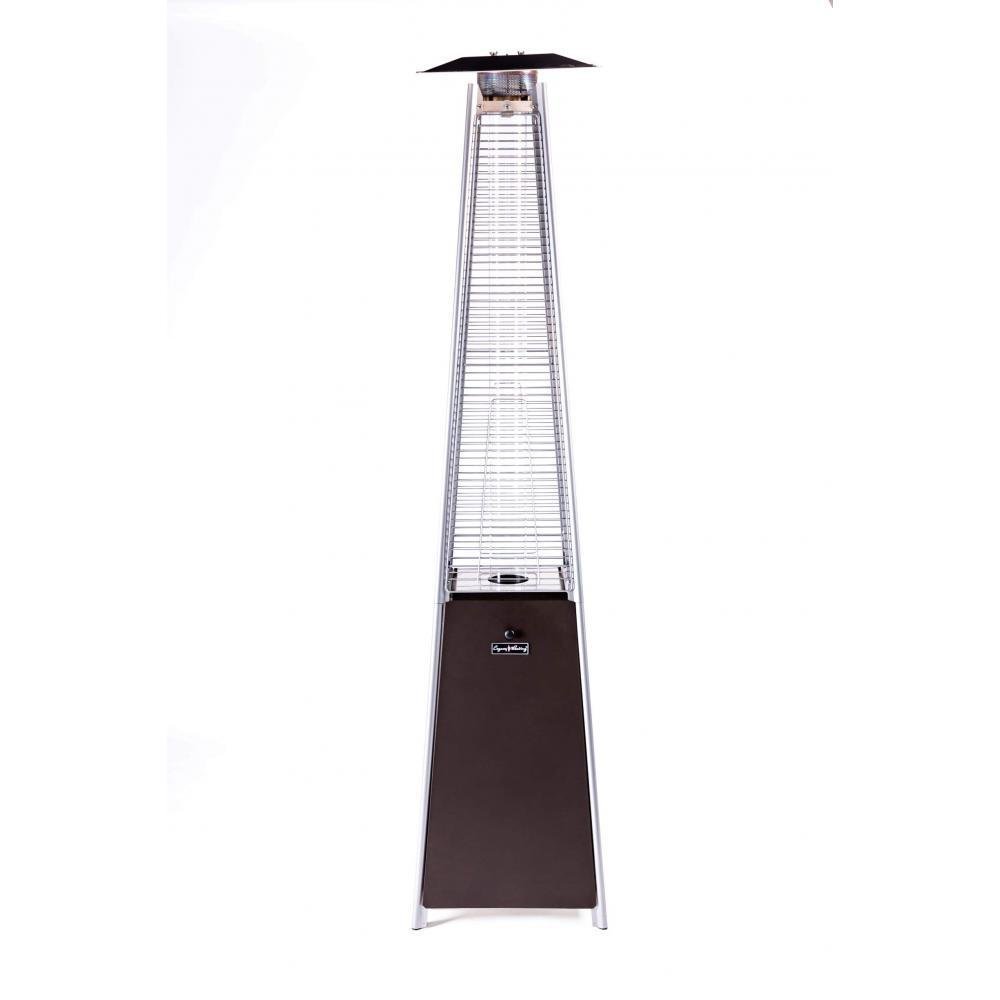 40000 BTU Bronze Quartz Glass Tube Patio Heater-Mocha