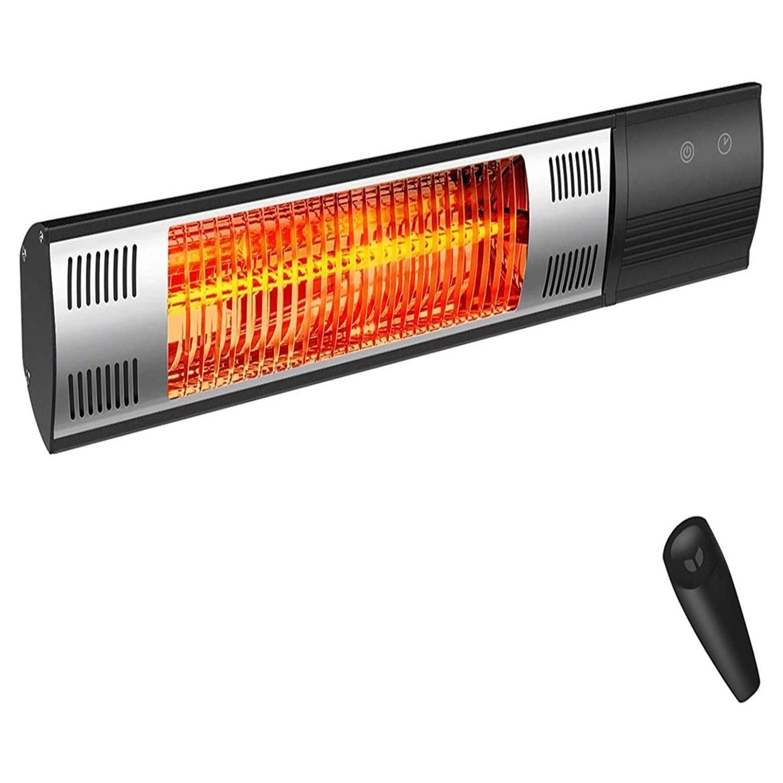 Patio Infrared Heater, SYNGAR 1500W Fast Heat Electric Heater, Wall Mounted Heater with Remote Control and Timer, Outdoor/Indoor Heater for Patio, Balcony, Courtyard, Living Room, Bedroom, D5890
