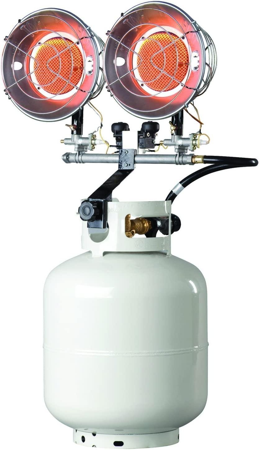 Mr. Heater F242655 MH30TS Double Tank Top Outdoor Heater, 8000 to 30000 BTU Per Hour