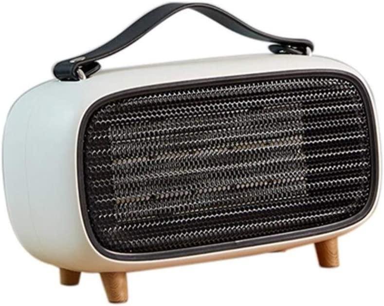 NICEYY Personal Space Heater Portable Ceramic Heater Over-Heat Protection & Tip-Over Protection One Button and One Light Mini Heater Fan