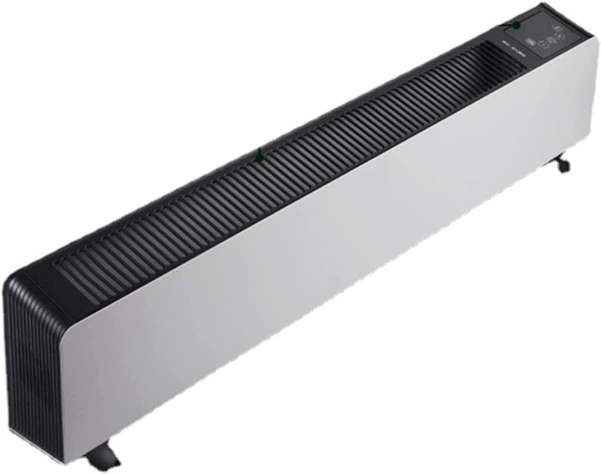 Portable Electric Heater Heater Energy Saving Heater Large Area Bathroom Electric Heater Intelligent Constant Temperature Fire Roaster Heating Heater Fan (Color : Gray, Plug Type : US)