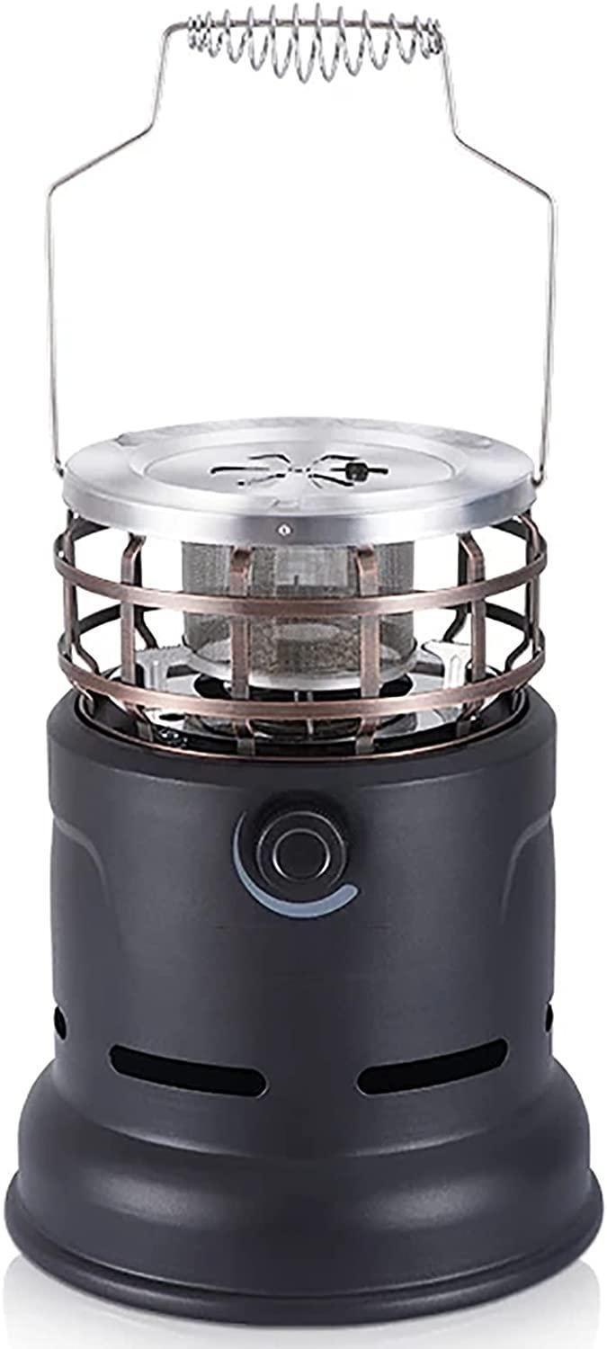 jucyuanhang Portable Gas Heater, 2700W Adjustable Outdoor Heating, Cooking, Ice Fishing, LPG Heater, Baking Stove, Universal All Seasons, Suitable for Indoor Hiking, Fishing, Skiing