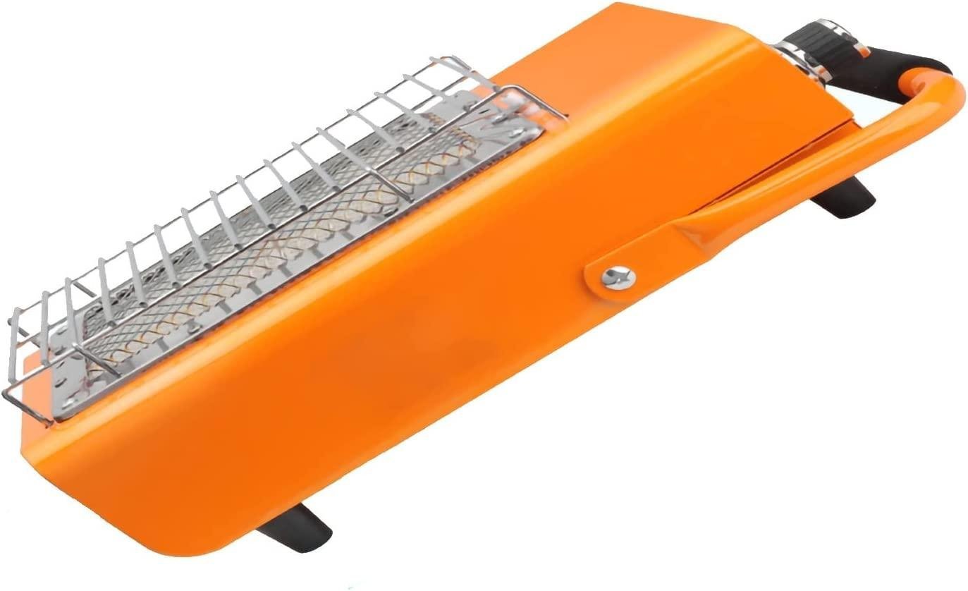 2 in 1 Tent Heater Gas Stove Camping Indoor Outdoor Use, Outdoor Butane Heater, Outdoor Butane Heater for Winter Camping, Outdoor Fishing, Outdoor Picnic Camping (Color : Yellow)