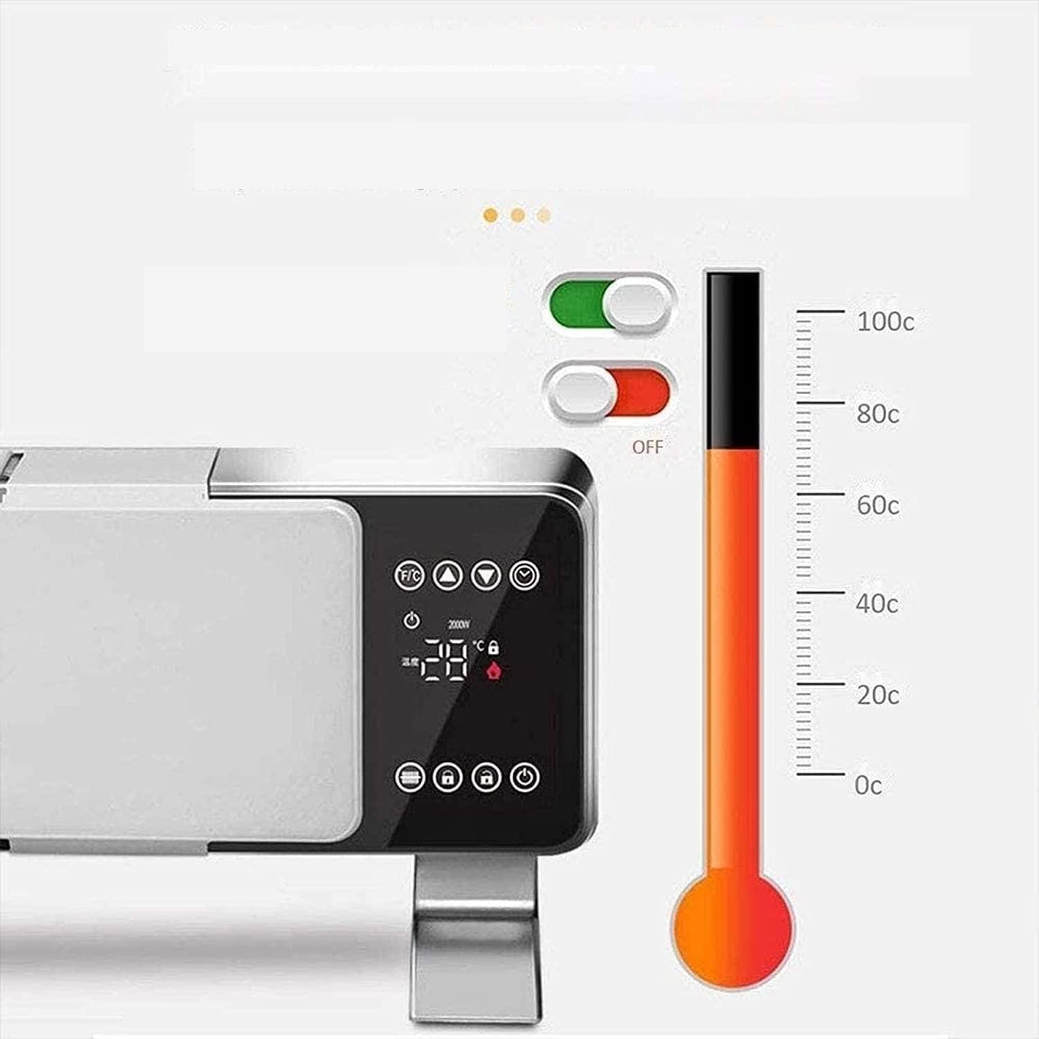 OFFISK Heater Floor Heating Convection Heater with Remote Control Instantaneous Home Heater with Safety Cutoff - Image 5