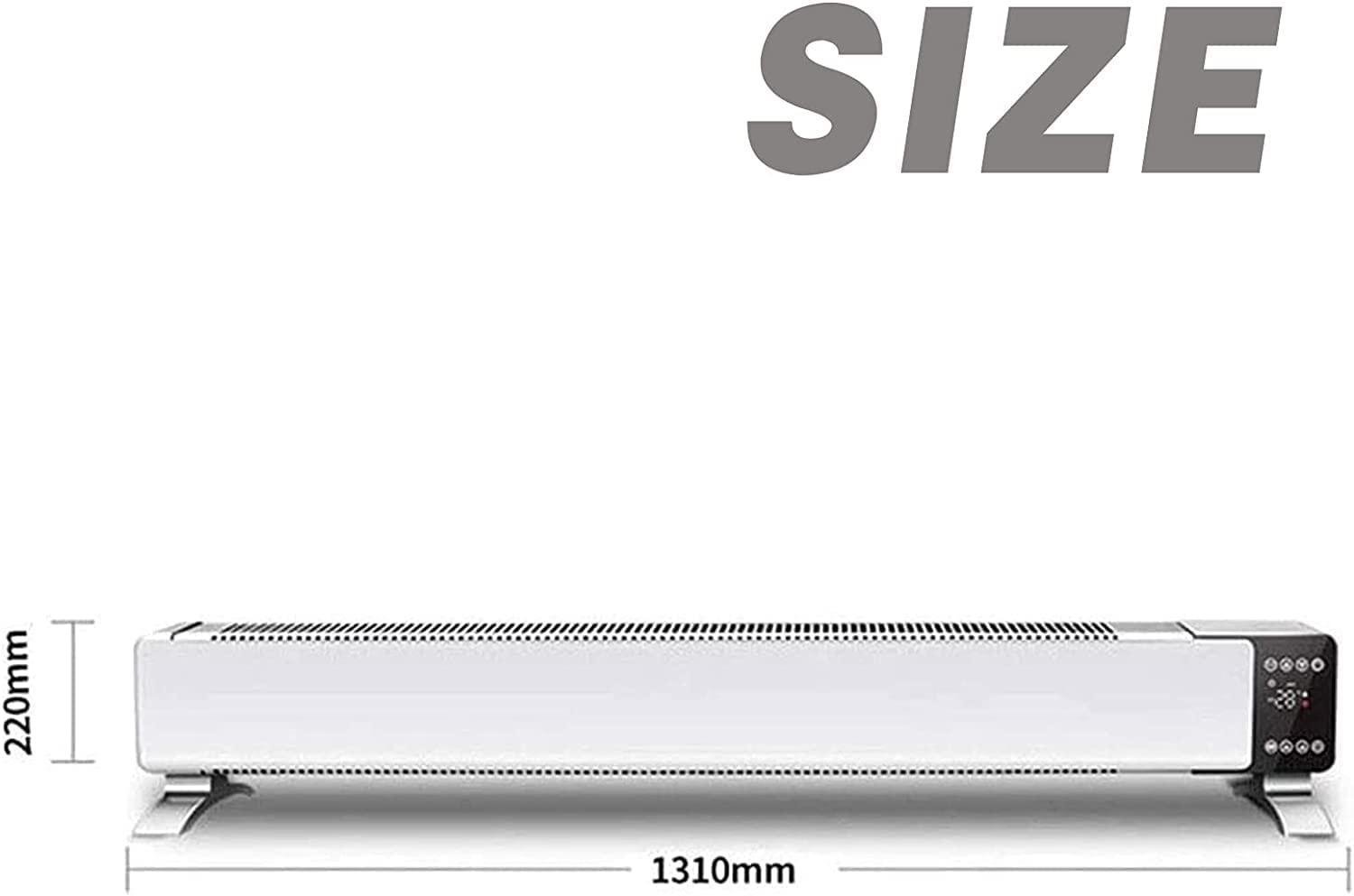 OFFISK Heater Floor Heating Convection Heater with Remote Control Instantaneous Home Heater with Safety Cutoff - Image 7