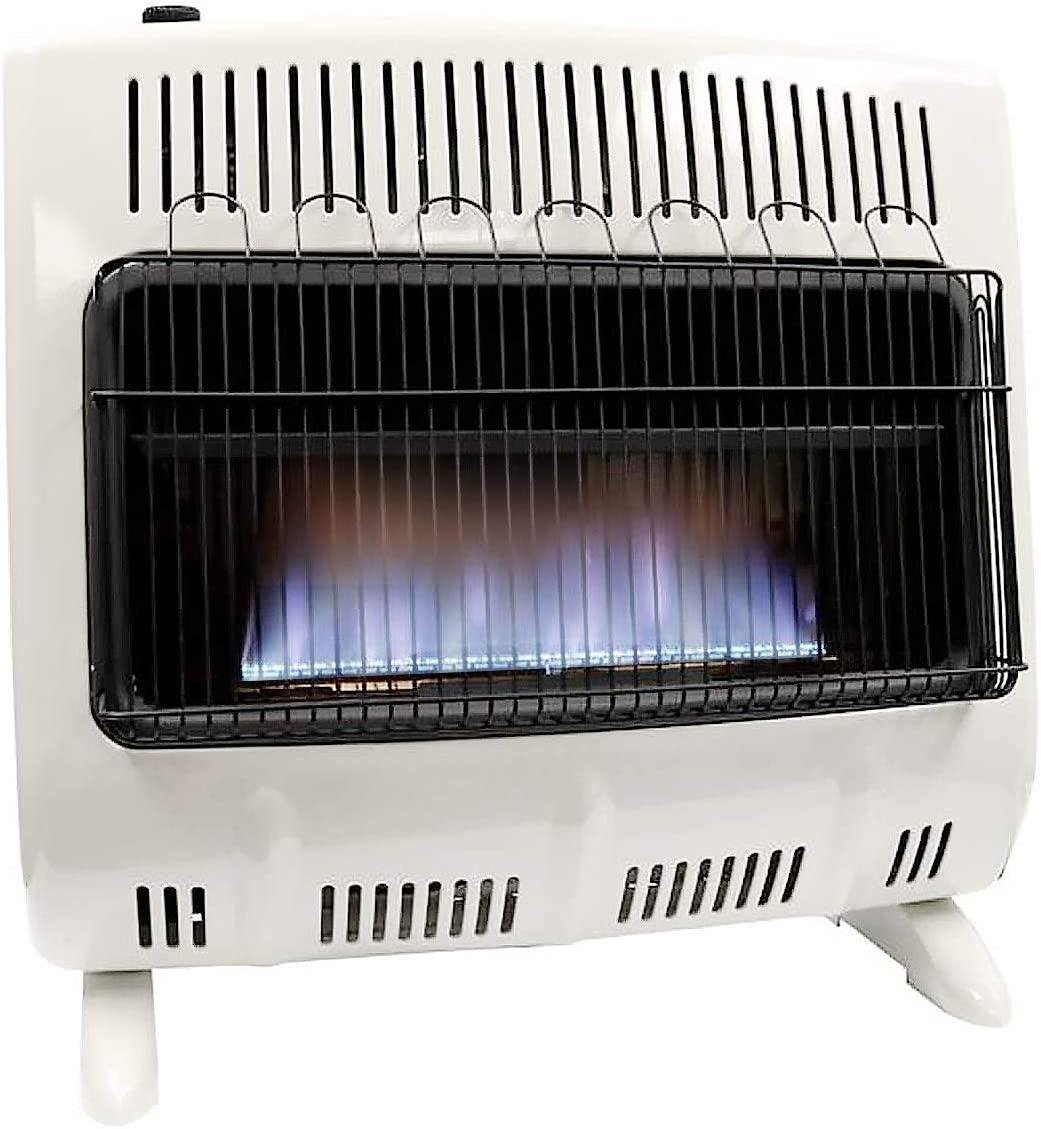 BNI 30,000-BTU Propane Heater for Indoor Use (Blue Flame), Multicolor
