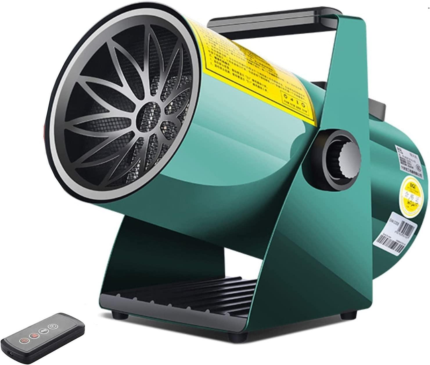 NICEYY Industrial Fan Heater, Heavy Duty Electrical 3Kw 220V  Standing Convector Ceramic Heater with Overheat Protection Portable