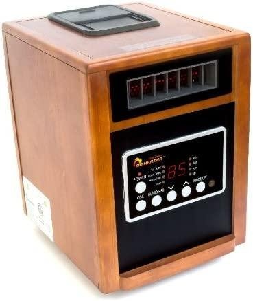 Dr Infrared Heater DR998, 1500W, Advanced Dual Heating System with Humidifier and Oscillation Fan and Remote Control - Image 4