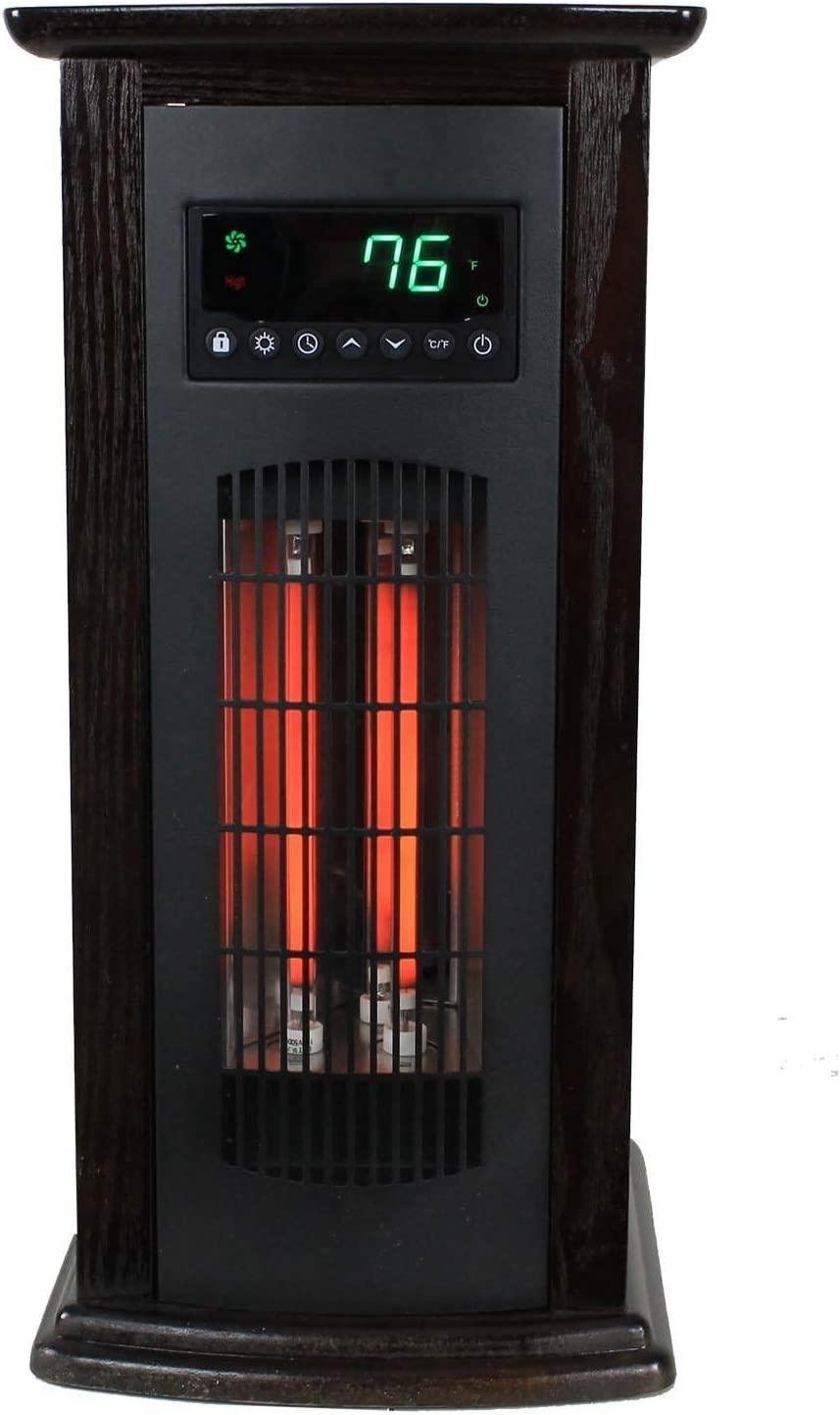 LifePro LS-PCHT1029 1500 Sq Ft Infrared Quartz Electric Portable Tower Heater - Image 3
