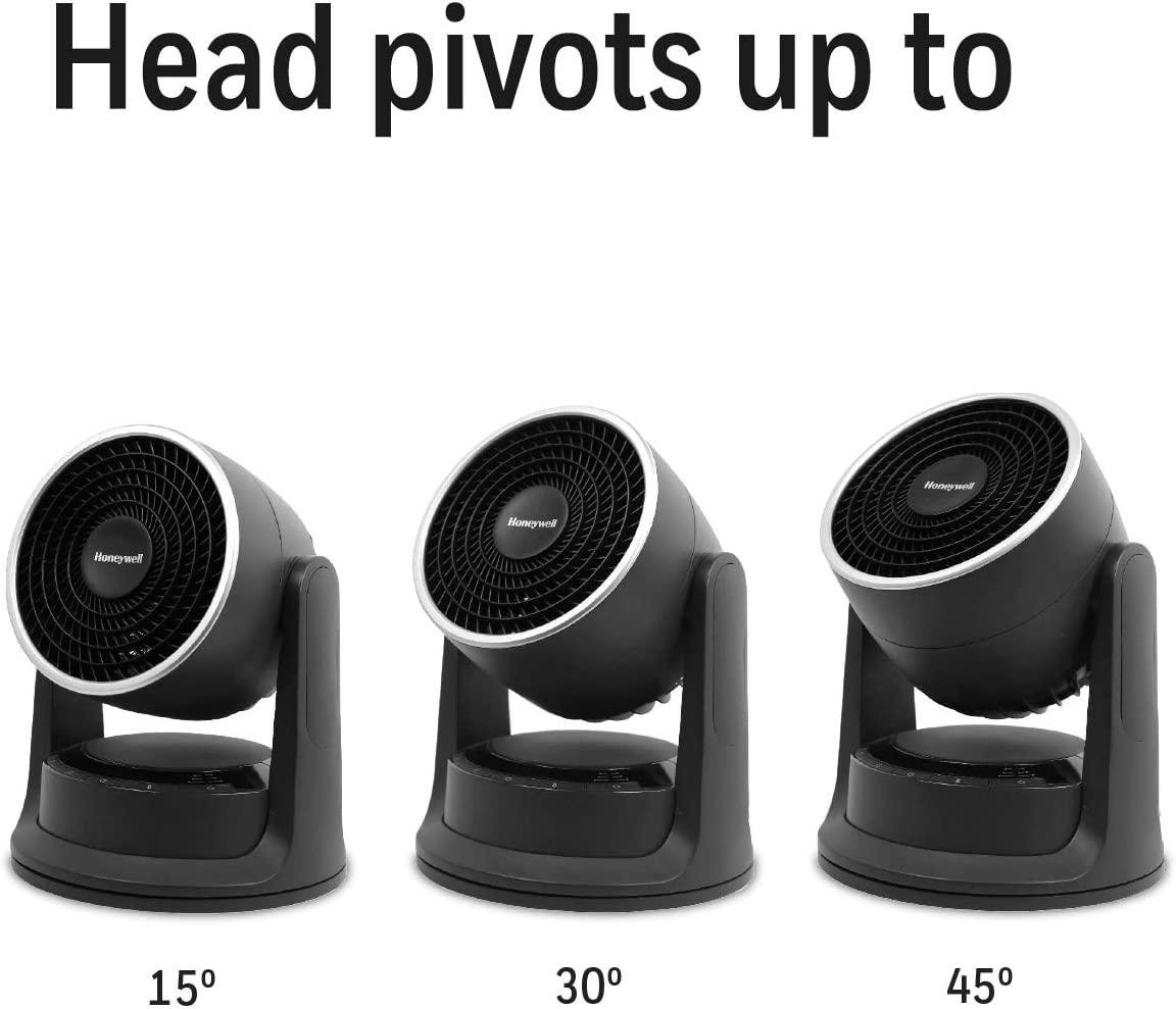 Honeywell Turbo Force Power Heater + Fan – Space Heater with Wide-Area Heating, Pivoting Head and Triple Oscillation – Fan and Heater Combo with Powerful Heat and Circulation - Image 4