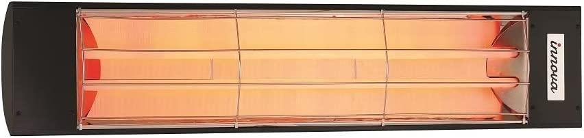 Innova Heater 5,000 Watt, 240 Volt, Electric Infrared Heater, Black Finish - EF50240B