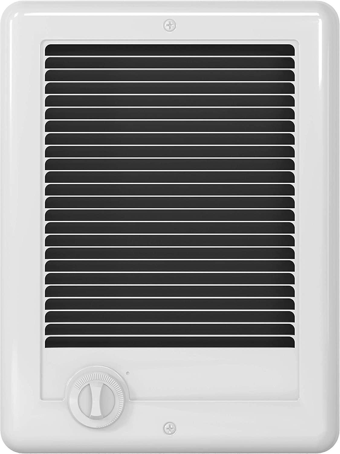 Cadet Com-Pak Electric Wall Heater Complete Unit with Thermostat (Model: CSC151TW, Part: 67509), 5120 BTU, 120 Volt, 1500 Watt, White