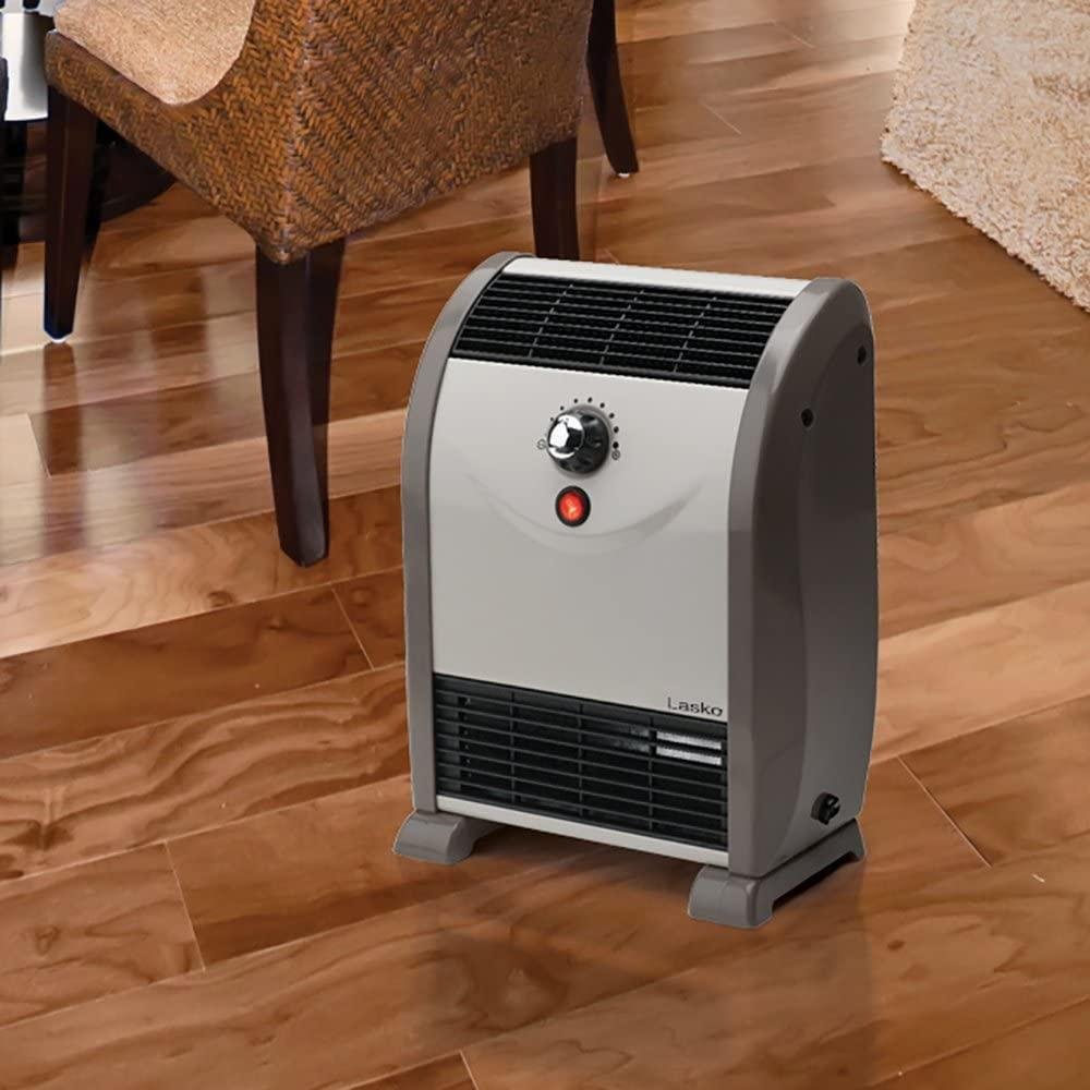 Lasko 5812 Automatic Airflow Heater, 14″L x 6″W x 11.5″H, Silver Gray - Image 3