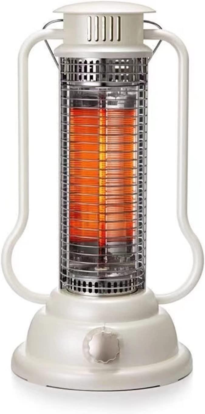 moisture Portable Electric Heater 220v 300w Carbon Tube Electric Heater Automatic Power Off Two Gears Bedroom Stove Far Infrared Energy Saving Birdcage Heating Heater Fan (Color : A)