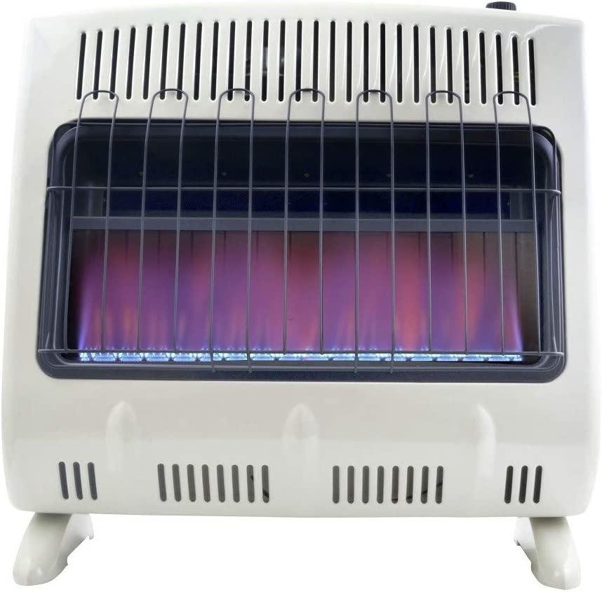 White Unvented Propane Heater