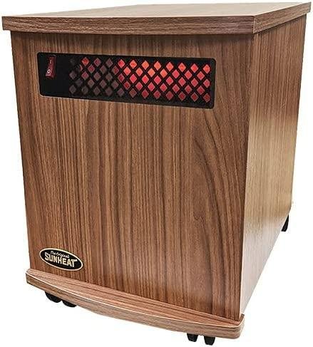 SUNHEAT USA1500-M Indoor Infrared Space Heater, 150100007 (American Walnut)