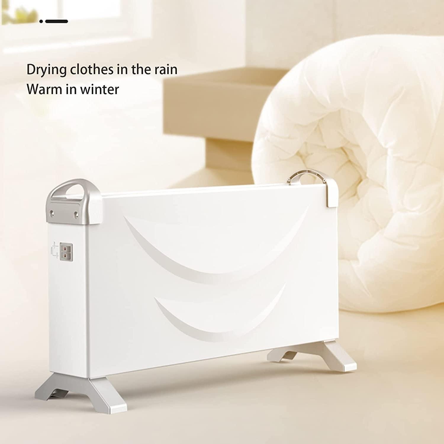 DIoFent Electric Convector Heater,Heaters for Home Low Energy Silent,2000w High Power,Room Heater with Overheat Protection,3 Heating Settings (750w, 1250w, 2000w) - Image 6