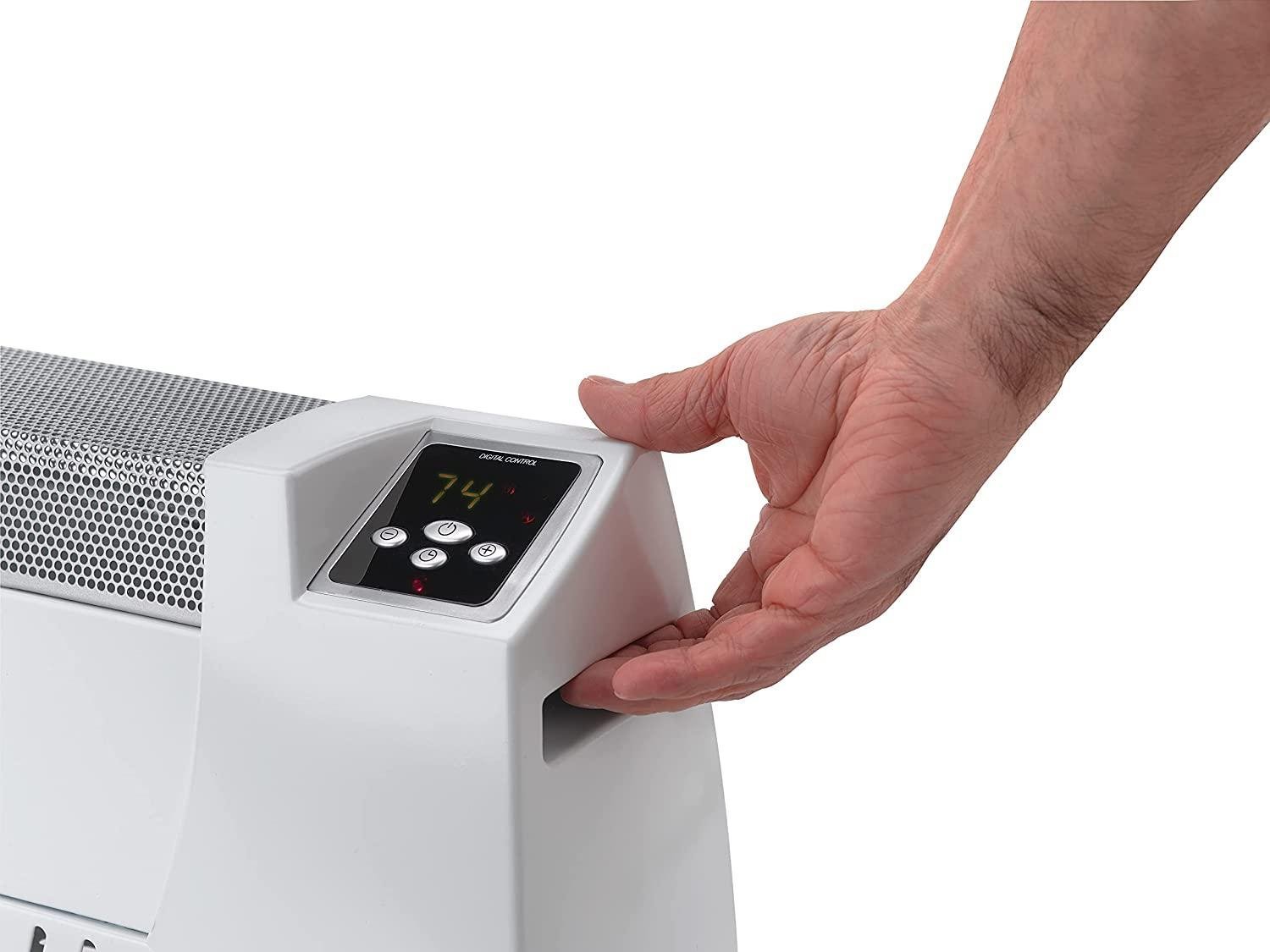 Lasko 5622 Low Profile Silent Room Heater, White - Image 3