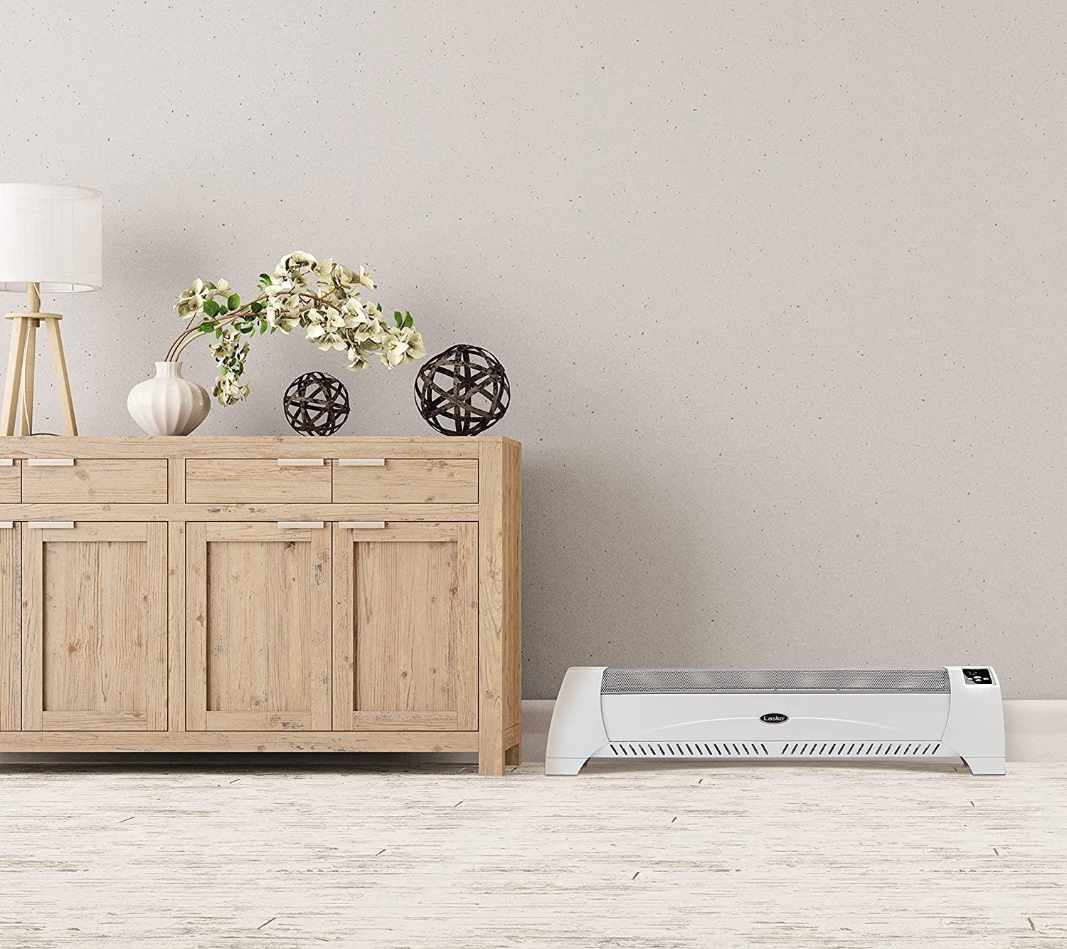 Lasko 5622 Low Profile Silent Room Heater, White - Image 4