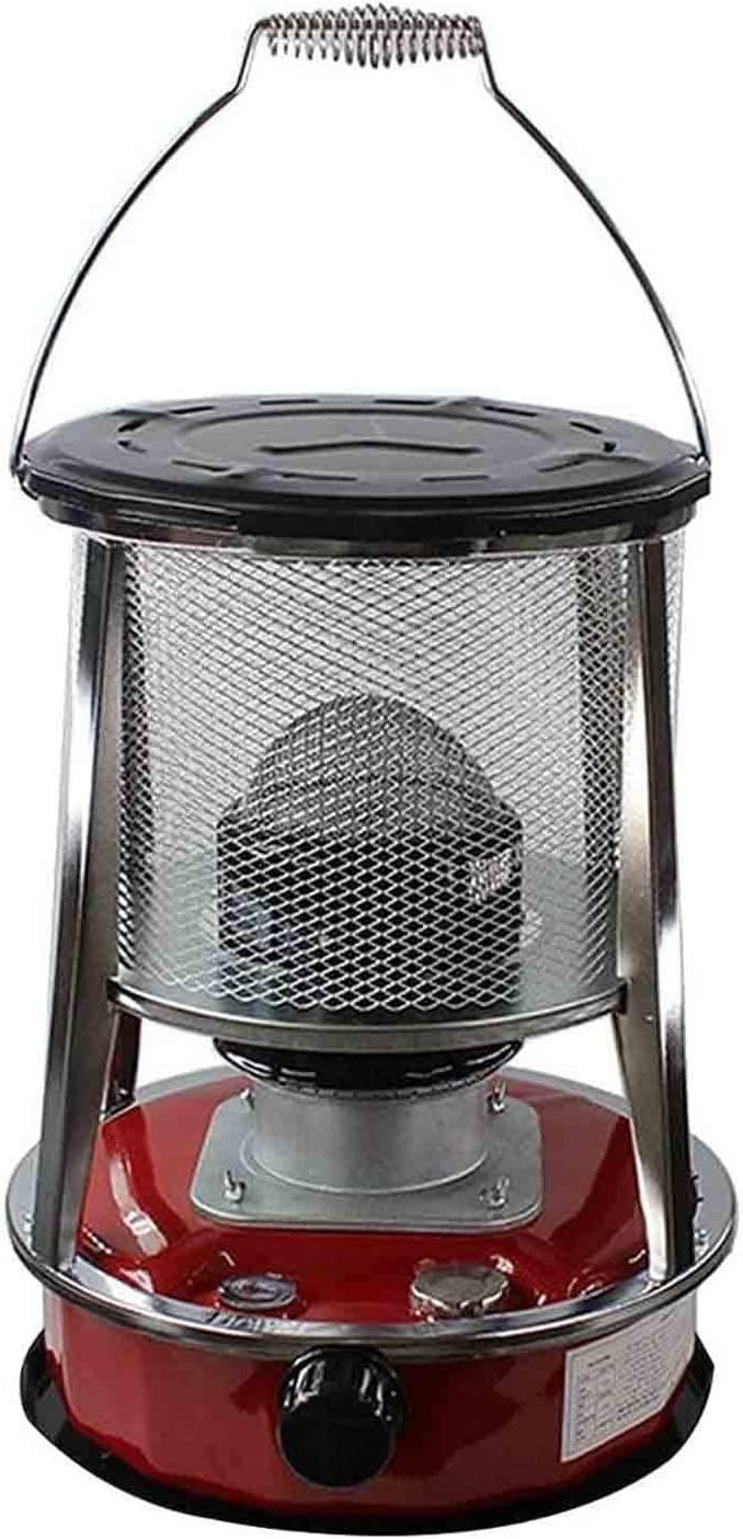 2 in 1 Portable Kerosene Heater, Heaters Without Electricity Inside, Indoor Kerosene Stove Oil Heaters, with Automatic extinguishing and 3 Wicks, 4.6L