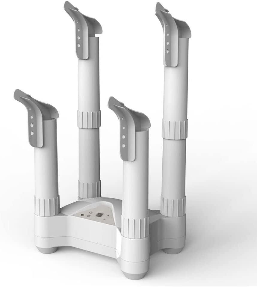 LifeSmart 4 Post Fast Airflow Boot Dryer with Deodorizer, BD001-BL, White